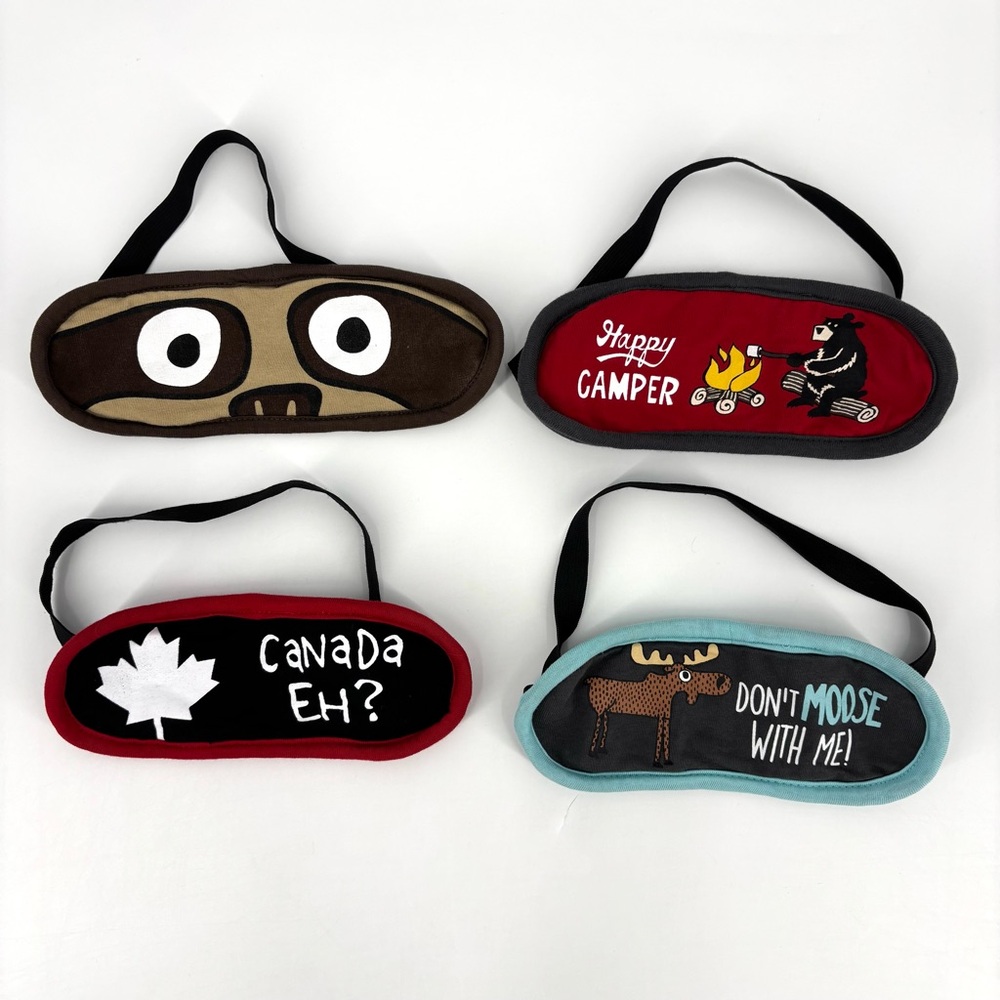 Lazy One Cotton Sleep Masks, Set of 4